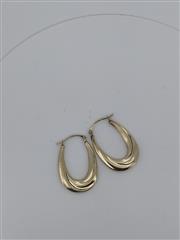 Gold Earrings 10K Yellow Gold 0.8g
